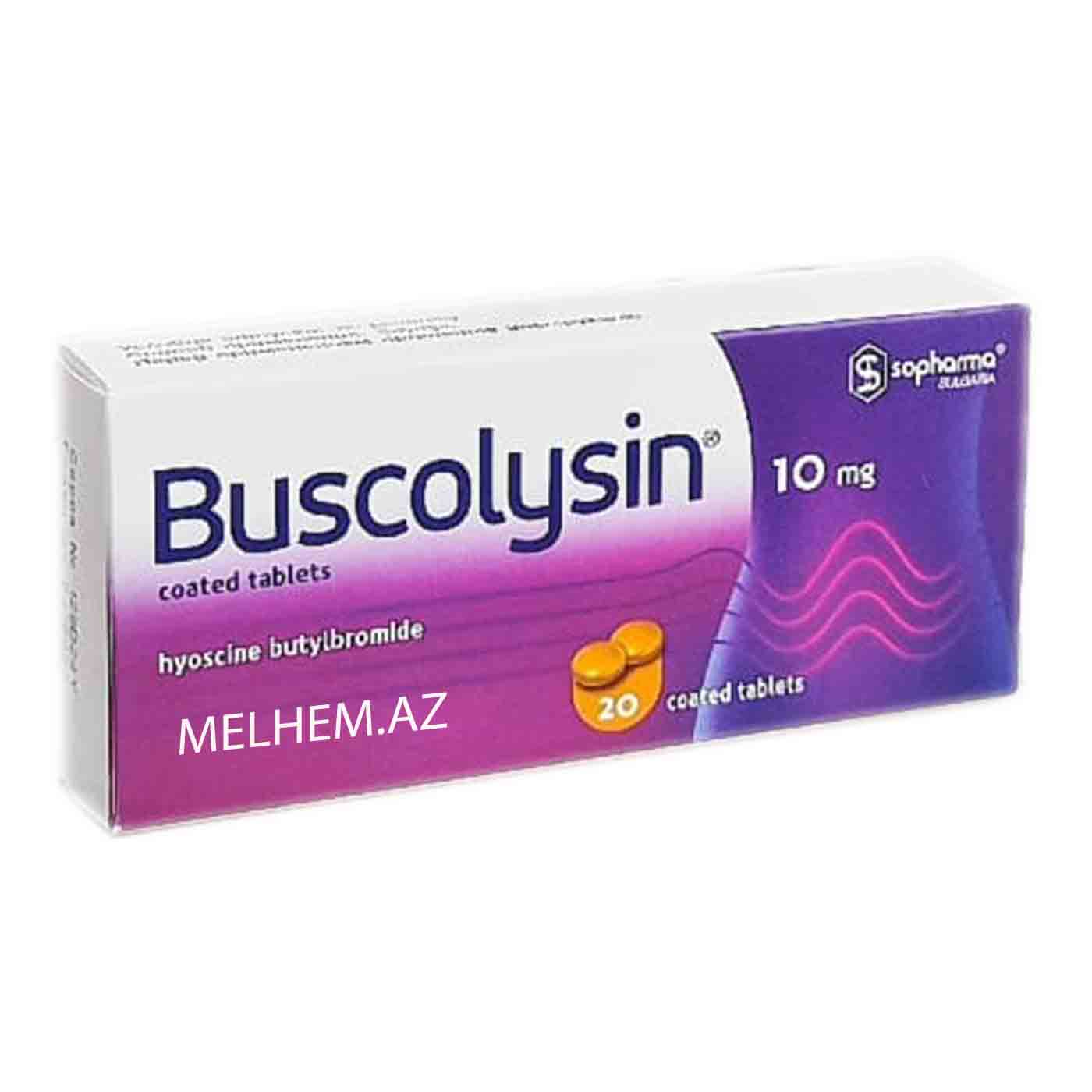 BUSCOLYSIN 10MG N20 (TABLET)