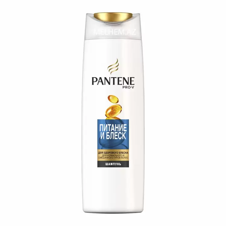PANTENE ŞAMPUN 250 ML (QİDALANMA VƏ PARILTI)