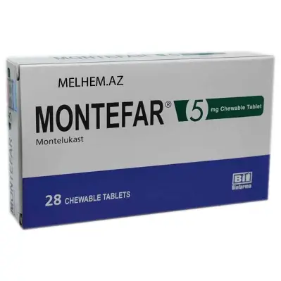 MONTEFAR 5 MG N28 (TABLET)