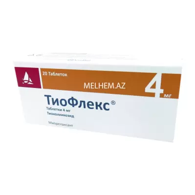 TİOFLEKS 4 MQ N20 (TABLET)