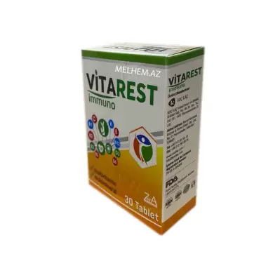 VİTAREST İMMUNO N30 TABLET