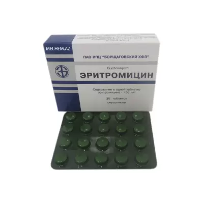 ERİTROMİSİN 100 MQ