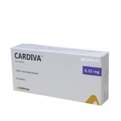 CARDİVA 6.25MG