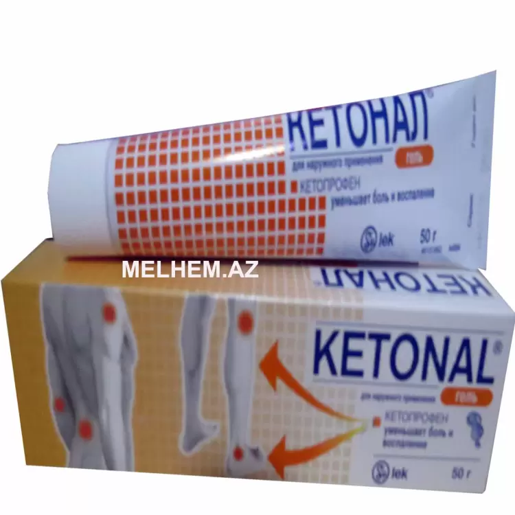 KETONAL 2.5 % 50 Q (GEL)
