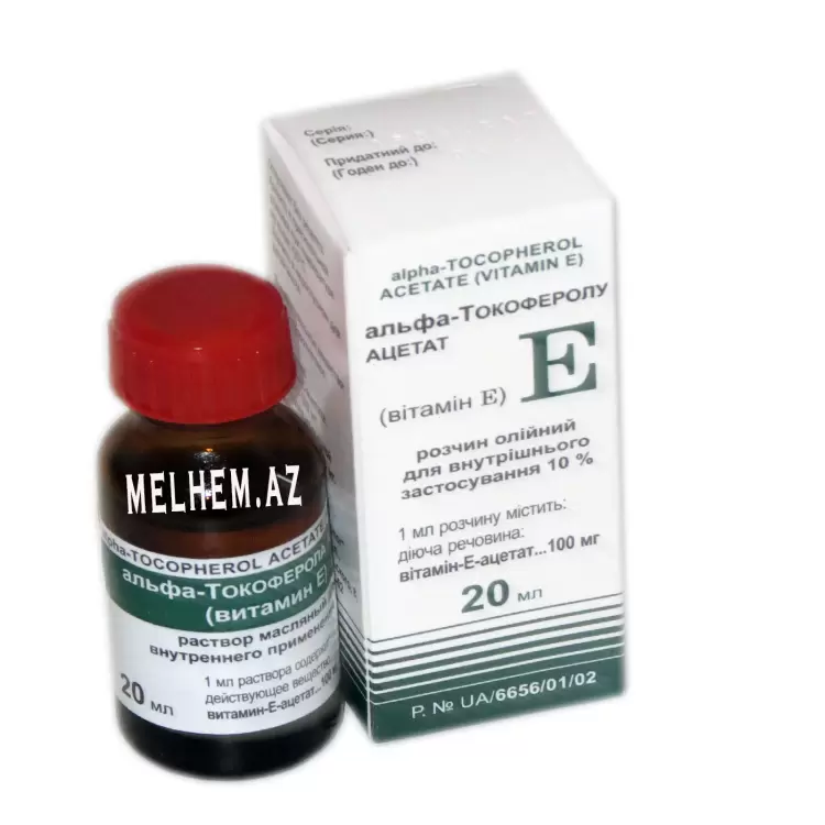 ALFA-TOKOFEROL ASETAT (vitamin E)