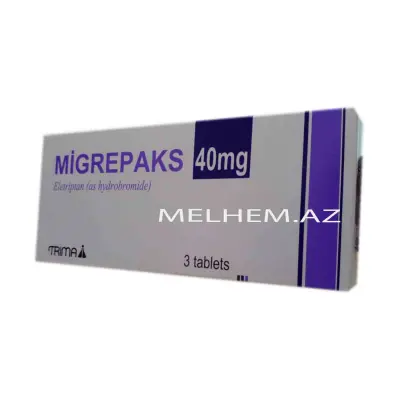 MIGREPAKS 40 MQ N3 (TABLET)