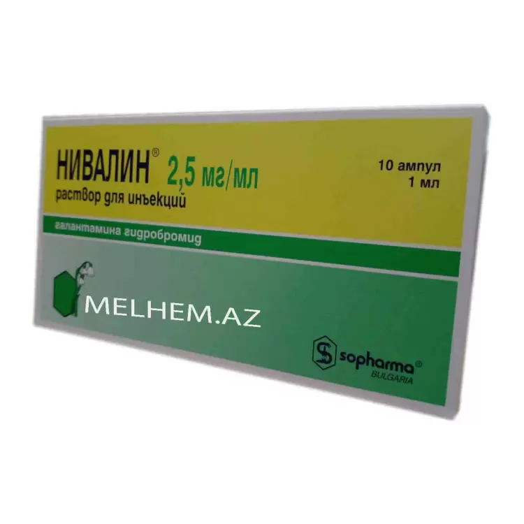 NIVALIN 2,5 MQ/ML N10 (AMPUL)