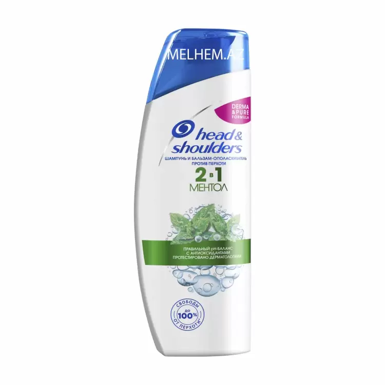 H&S Şampun Nanə Fərahlığı 2si 1də 200ml