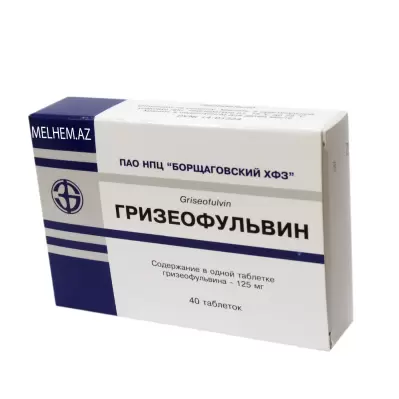 QRİZEOFULVİN 125MQ N40