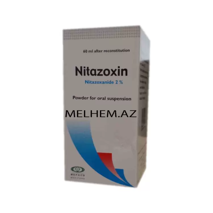 NITAZOXIN 2% 60 ML (SUSPENZİYA)