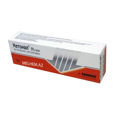 KETONAL 5% KREM 50 QR