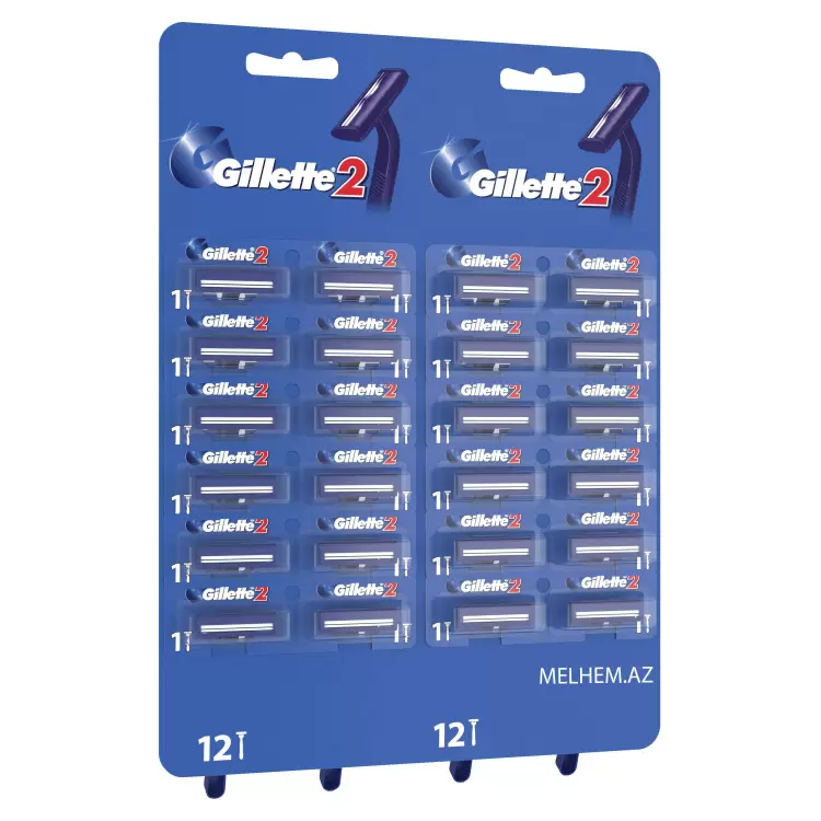GİLLETE G2 (BİRDƏFƏLİK ÜLGÜC 12 ƏDƏD)