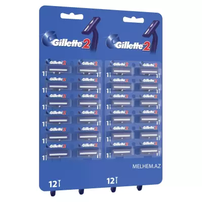 GİLLETE G2 (BİRDƏFƏLİK ÜLGÜC 12 ƏDƏD)