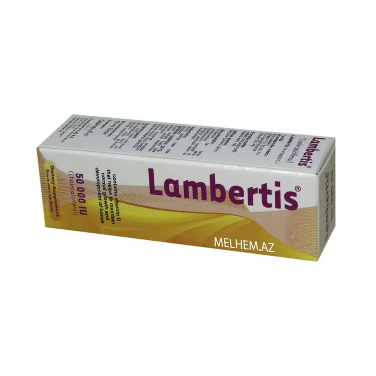 LAMBERTİS-D3 50 000 İU