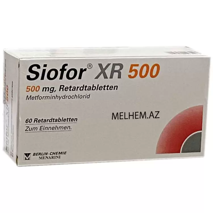 SİOFOR XR 500 MG N60  (TABLET)